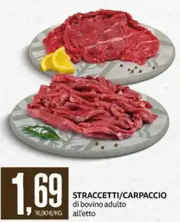 PRO7 Supermercati Straccetti/carpaccio di bovino adulto offerta