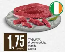 PRO7 Supermercati Tagliata di bovino adulto Irlanda offerta