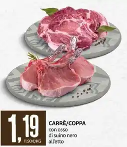 PRO7 Supermercati Carrè/Coppa con osso di suino nero offerta