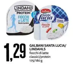 PRO7 Supermercati Galbani Santa Lucia/Lindahls fiocchi di latte classic/protein offerta