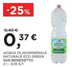 Poli Acqua oligominerale naturale eco green San Benedetto offerta