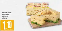 PRO7 Supermercati President emmental francese offerta