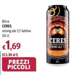 Futura Supermercati Birra Ceres strong ale offerta