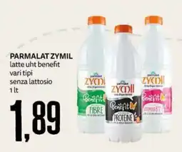 PRO7 Supermercati Parmalat Zymil latte uht benefit offerta