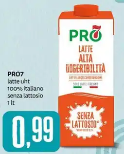 PRO7 Supermercati PRO7 latte uht senza lattosio offerta