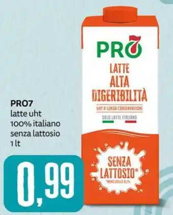 PRO7 Supermercati PRO7 latte uht senza lattosio offerta