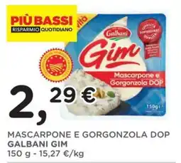 Poli Mascarpone e Gorgonzola DOP Galbani Gim offerta