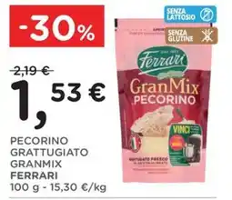 Poli Pecorino grattugiato granmix Ferrari offerta
