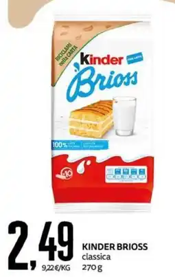 PRO7 Supermercati Kinder Brioss classica offerta