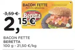 Poli Bacon Fette Beretta offerta