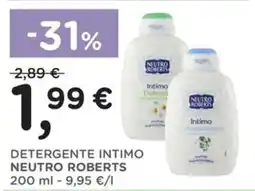 Poli Detergente intimo Neutro Roberts offerta
