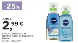 Poli Struccante occhi doppia azione, delicato Nivea offerta