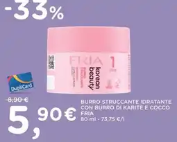 Poli Burro struccante idratante con burro di karitè e cocco Fria offerta