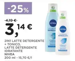 Poli Latte detergente idratante Nivea offerta