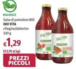 Futura Supermercati Salsa di pomodoro BIO OH! VITA offerta