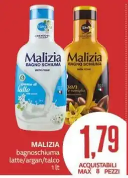 PRO7 Supermercati Malizia bagnoschiuma offerta