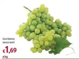 Futura Supermercati Uva bianca senza semi offerta