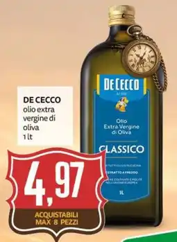 PRO7 Supermercati De Cecco olio extra vergine di oliva offerta