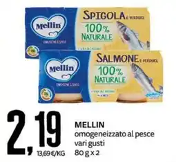 PRO7 Supermercati Mellin omogeneizzato al pesce offerta