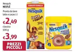 Futura Supermercati Nesquik latte e cacao offerta
