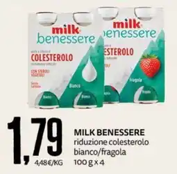 PRO7 Supermercati Milk benessere riduzione colesterolo bianco/fragola offerta