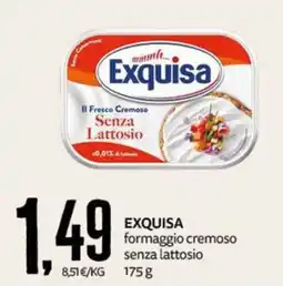 PRO7 Supermercati Exquisa formaggio cremoso senza lattosio offerta