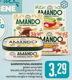 PRO7 Supermercati Sammontana amando gelato senza latte offerta