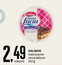 PRO7 Supermercati Galbani mascarpone senza lattosio offerta
