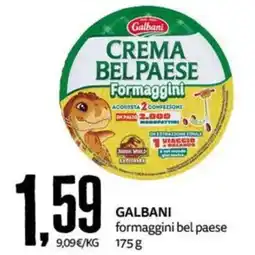 PRO7 Supermercati Galbani formaggini bel paese offerta