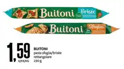 PRO7 Supermercati Buitoni pasta sfoglia/brisée rettangolare offerta