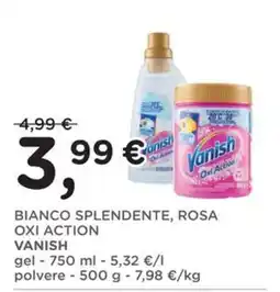 Poli Bianco splendente, rosa oxi action vanish offerta