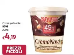 Futura Supermercati Crema spalmabile NOVI offerta