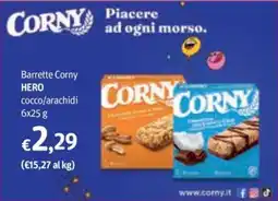 Futura Supermercati Barrette Corny HERO cocco/arachidi offerta