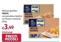 Futura Supermercati Merluzzo gratinato Frosta offerta