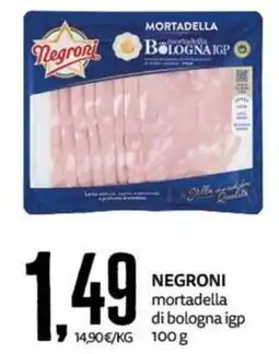 PRO7 Supermercati Negroni mortadella di bologna igp offerta