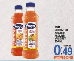 Gruppo Pascar Yoga succo zero offerta
