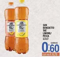 Gruppo Pascar San Benedetto Thè Limone offerta
