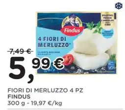 Poli Fiori di merluzzo Findus offerta