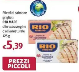 Futura Supermercati Filetti di salmone grigliati RIO MARE offerta