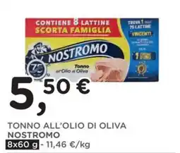 Poli Tonno all'olio di oliva Nostromo offerta