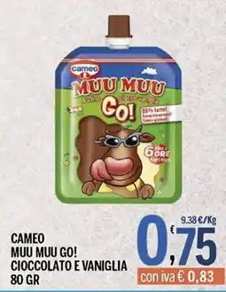 Gruppo Pascar Cameo Muu Muu Go! Cioccolato e Vaniglia offerta