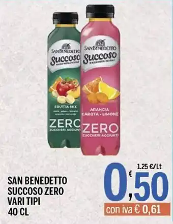 San Benedetto succoso zero