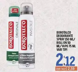 Gruppo Pascar Borotalco deodorante offerta