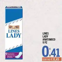 Gruppo Pascar Lines lady anatomico offerta