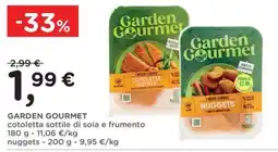 Poli Garden Gourmet cotoletta sottile di soia e frumento offerta