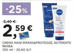 Poli Crema mani ripara&protegge, nutriente Nivea offerta