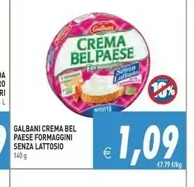 Iperfamily Crema bel paese formaggini senza lattosio offerta