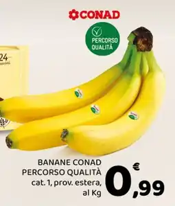 Conad Margherita Banane Conad Percorso Qualità offerta