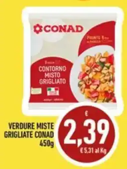 Conad Margherita Contorno misto grigliato Conad offerta