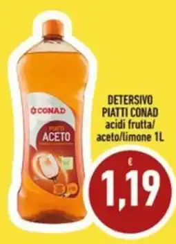 Conad Margherita Detersivo piatti Conad acido frutta offerta